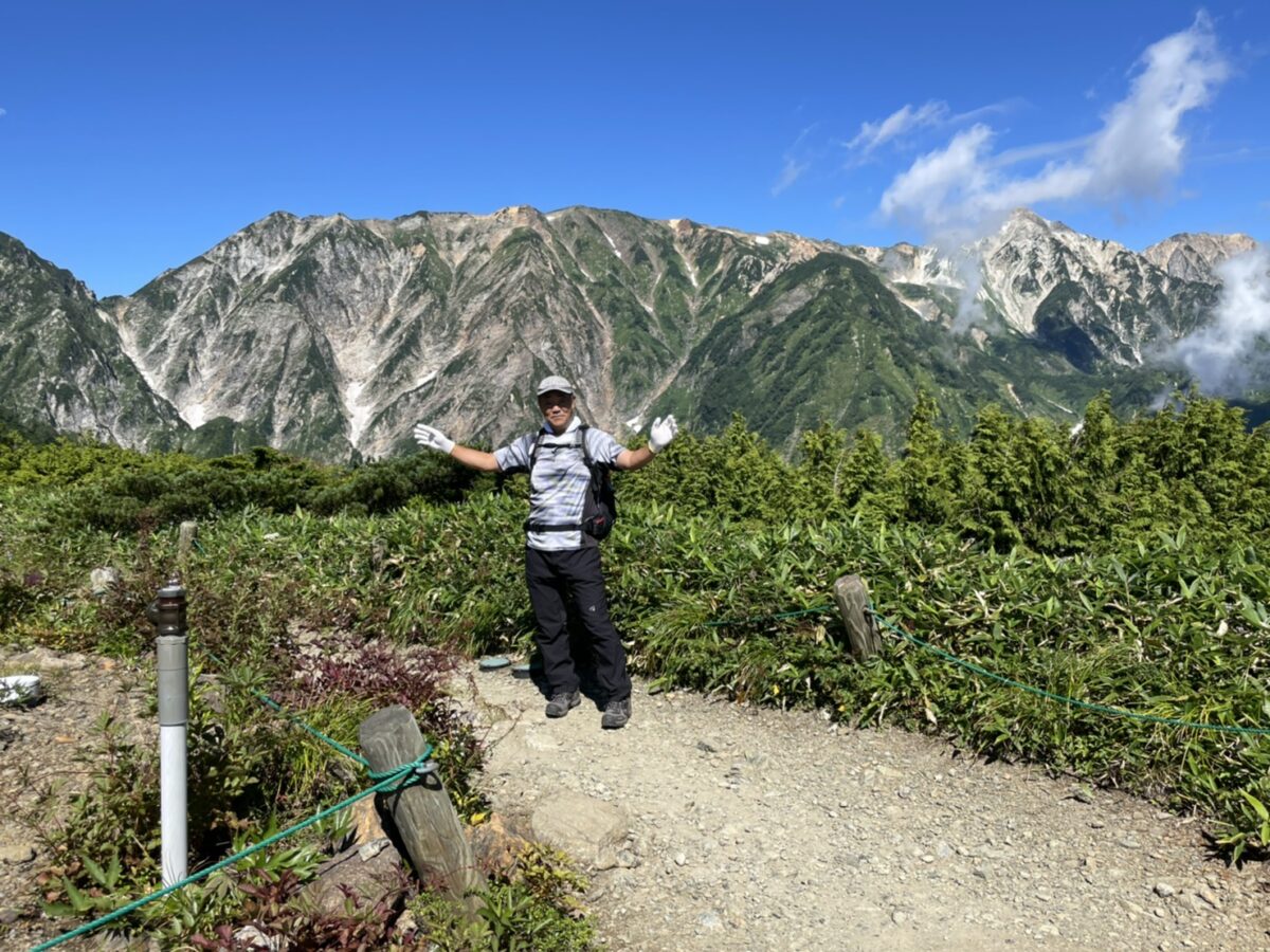 唐松岳登山