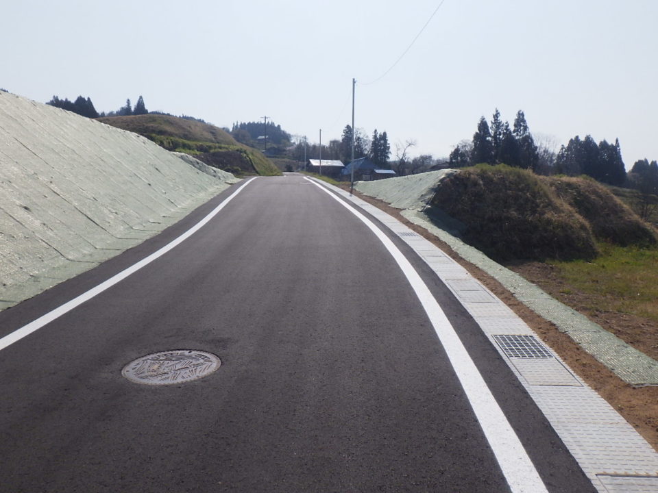 信更21号線道路改良工事